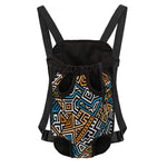 Ethnic Aztec Geometric Pattern Print Pet Carrier Backpack