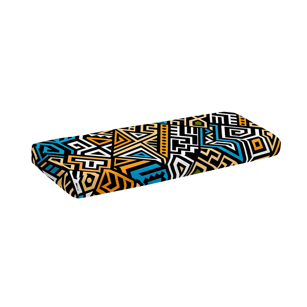 Ethnic Aztec Geometric Pattern Print Piano Keyboard Cover
