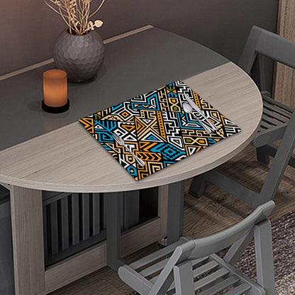 Ethnic Aztec Geometric Pattern Print Placemat