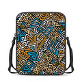 Ethnic Aztec Geometric Pattern Print Rectangular Crossbody Bag