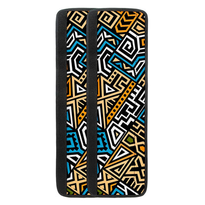 Ethnic Aztec Geometric Pattern Print Refrigerator Handle Covers