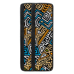Ethnic Aztec Geometric Pattern Print Refrigerator Handle Covers