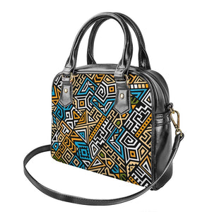 Ethnic Aztec Geometric Pattern Print Shoulder Handbag