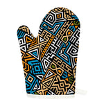 Ethnic Aztec Geometric Pattern Print Single Oven Mitt