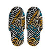 Ethnic Aztec Geometric Pattern Print Slippers