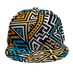 Ethnic Aztec Geometric Pattern Print Snapback Cap