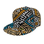 Ethnic Aztec Geometric Pattern Print Snapback Cap