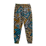 Ethnic Aztec Geometric Pattern Print Sweatpants