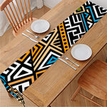 Ethnic Aztec Geometric Pattern Print Table Runner