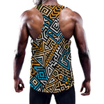 Ethnic Aztec Geometric Pattern Print Training Tank Top