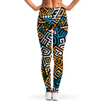 Ethnic Aztec Geometric Pattern Print Women's Leggings