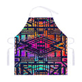 Ethnic Aztec Grunge Trippy Print Adjustable Apron