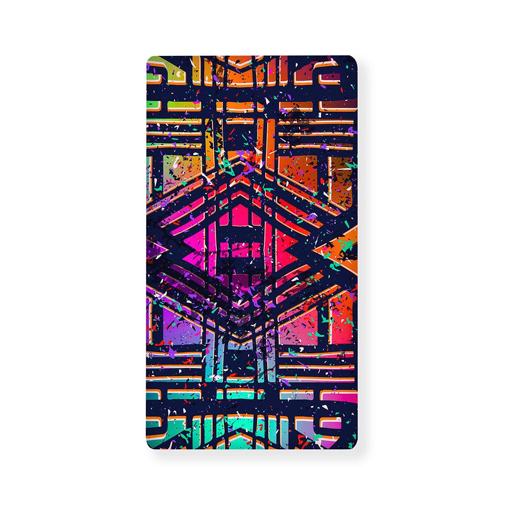 Ethnic Aztec Grunge Trippy Print Baby Crib Sheet
