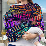 Ethnic Aztec Grunge Trippy Print Baby Seat Cover