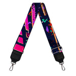 Ethnic Aztec Grunge Trippy Print Bag Strap