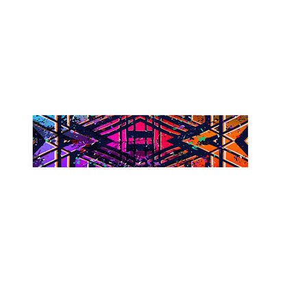 Ethnic Aztec Grunge Trippy Print Bed Runner