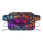 Ethnic Aztec Grunge Trippy Print Car Windshield Snow Cover