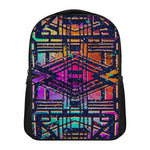 Ethnic Aztec Grunge Trippy Print Casual Backpack