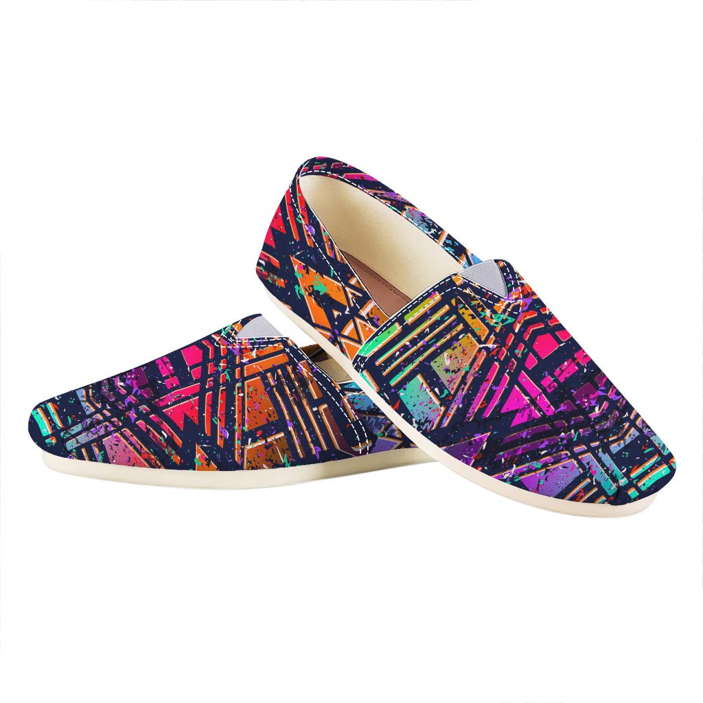 Ethnic Aztec Grunge Trippy Print Casual Shoes