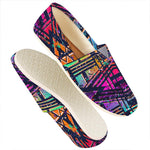 Ethnic Aztec Grunge Trippy Print Casual Shoes