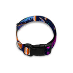 Ethnic Aztec Grunge Trippy Print Dog Collar
