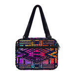 Ethnic Aztec Grunge Trippy Print Double Strap Bible Bag