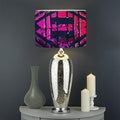 Ethnic Aztec Grunge Trippy Print Drum Lamp Shade