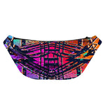 Ethnic Aztec Grunge Trippy Print Fanny Pack