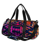 Ethnic Aztec Grunge Trippy Print Gym Bag