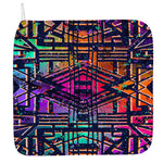 Ethnic Aztec Grunge Trippy Print Hand Towel
