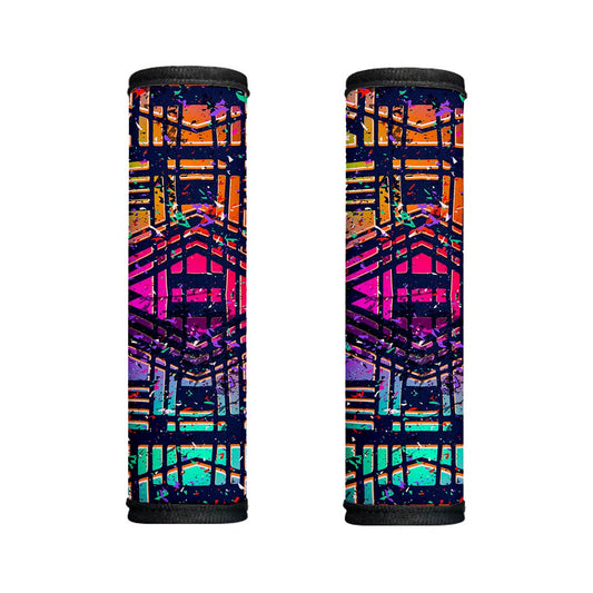 Ethnic Aztec Grunge Trippy Print Handle Covers