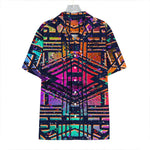 Ethnic Aztec Grunge Trippy Print Hawaiian Shirt