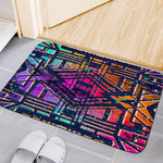 Ethnic Aztec Grunge Trippy Print Indoor Door Mat