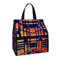 Ethnic Aztec Grunge Trippy Print Insulated Lunch Tote