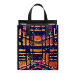 Ethnic Aztec Grunge Trippy Print Insulated Lunch Tote