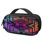 Ethnic Aztec Grunge Trippy Print Insulin Cooler Travel Case