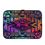 Ethnic Aztec Grunge Trippy Print Laptop Sleeve