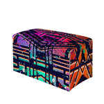 Ethnic Aztec Grunge Trippy Print Leather Tissue Box Cover