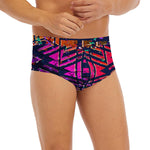 Ethnic Aztec Grunge Trippy Print Men's Briefs