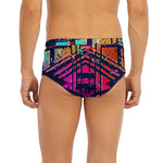 Ethnic Aztec Grunge Trippy Print Men's Briefs
