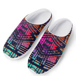 Ethnic Aztec Grunge Trippy Print Mesh Casual Shoes
