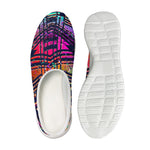Ethnic Aztec Grunge Trippy Print Mesh Casual Shoes