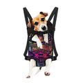 Ethnic Aztec Grunge Trippy Print Pet Carrier Backpack