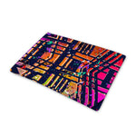 Ethnic Aztec Grunge Trippy Print Pet Cooling Mat Cover
