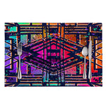 Ethnic Aztec Grunge Trippy Print Placemat