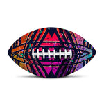 Ethnic Aztec Grunge Trippy Print Rugby Ball