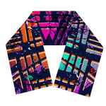 Ethnic Aztec Grunge Trippy Print Scarf