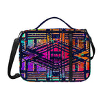 Ethnic Aztec Grunge Trippy Print Shoulder Strap Bible Bag