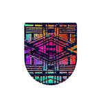 Ethnic Aztec Grunge Trippy Print Toilet Lid Cover