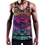 Ethnic Aztec Grunge Trippy Print Training Tank Top